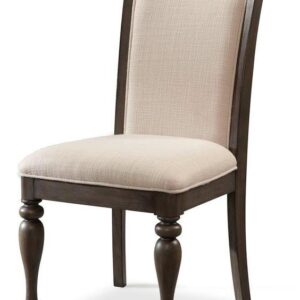 "Louis XVI-style Upholstered Dining Chair with Carved Wooden Backrest